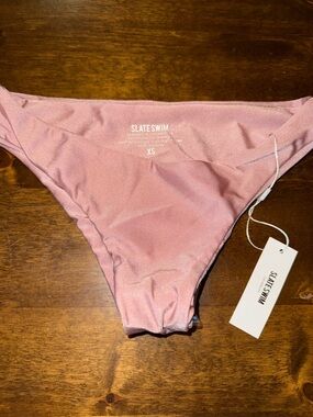 SLATESWIM Women's Rose Pink Bikini Bottom - XS